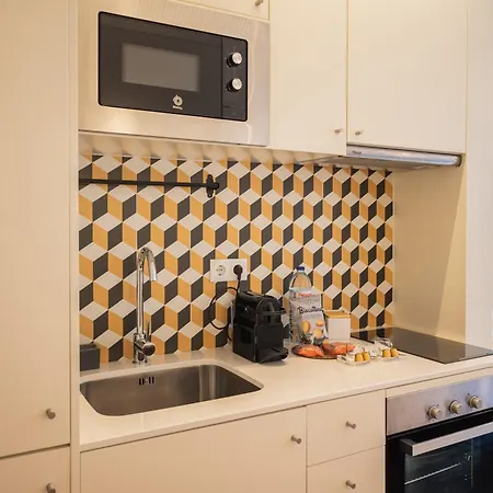 Golden Factory Downtown, Terrace And Ac Апартаменты Порту